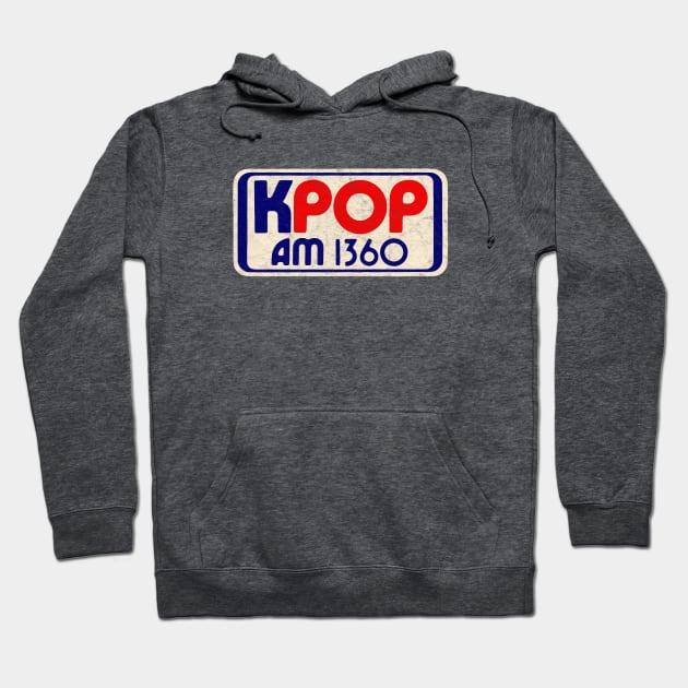 KPOP 1360 AM San Diego Radio Station Hoodie by Turboglyde